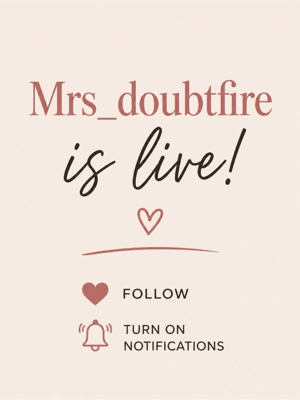 Live listing flyer